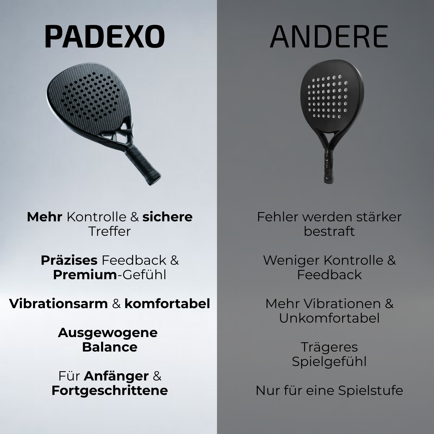 Padexo Origin One - Premium Padelschläger aus Carbon