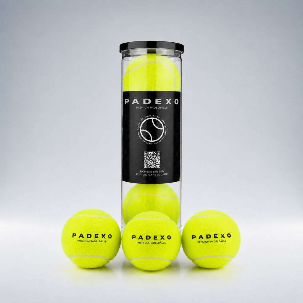3 Padexo Padelbälle - 57% Wollanteil
